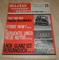 AMS 23/1964 Fiat 850, stirbt DKW?, Triumph TR4, Jaguar Mark 10 4,2 usw