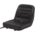 Universal Traktorsitz Schwarz Staplersitz Schleppersitz Wasserabweisendem PVC