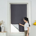 Dachfenster Rollo Verdunkelung Thermo Sonnenschutz Saugnäpf 96% UV-Schutz Grau