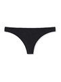 Schiesser Damen Basic Schwarz String Thong Sexy Invisible Stringtanga Mini-Slip