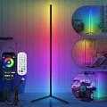 LED Stehleuchte Dimmbar Lichtsäule Stehlampe Standleuchte Atmosphäre RGB
