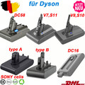 Li-Ion Akku für Dyson V6 V7 V8 DC58 SV03 DC12 DC16 DC44 DC34 DC35 (Type A/B) S10