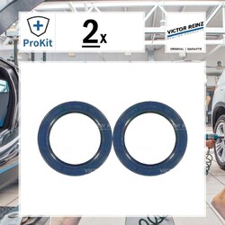2x ORIGINAL® Victor Reinz Wellendichtring, Nockenwelle für Citroën Ax Zx Bx