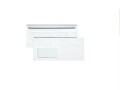 100 Briefumschläge DIN lang mit Fenster 110 x 220 selbstklebend Umschläge weiß