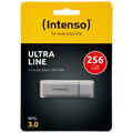 kQ Intenso Ultra Line USB Stick 256 GB Highspeed USB 3.2 Alu silber