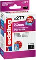 edding Druckerpatrone EDD-277 Schwarz Tintenpatrone für Canon PGI-525BK 2 PACK