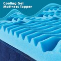 7cm Memory Foam 7-Zonen Eierkiste Matratzenauflage Rückenschmerzen, Druckentlastung Pad