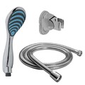 Handbrause Duschkopf Set Brauseset mit Brausehalter und Brauseschlauch 150 cm
