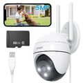 ieGeek 5MP PTZ Überwachungskamera Aussen WLAN IP Outdoor Kamera PIR mit SD Karte