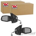 2x VAN WEZEL AUßENSPIEGEL SCHWARZ LINKS+RECHTS passend für VW POLO | ASPHÄRISCH