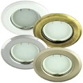Einbauspot RIK.15 Einbaustrahler + GU10 Fassung + LED 1W Lampe kaltweiß Spot