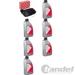FEBI ÖLWECHSEL KIT passend für AUDI 0D5 ZF 6HP65 8-GANG WANDLER-AUTOMATIKGETRIEB