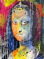 Mona Lisa - Contemporary Artwork - Acryl auf Leinwand * gemalt Moderne Kunst