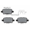 Bremsbelagsatz Scheibenbremse Textar 2212901 Q+ für Chevrolet für Buick (sgm)