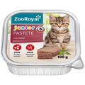 ZooRoyal Katzenfutter Junior Pastete mit Rind 32x100g