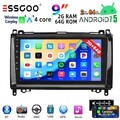 2+64G 9" Für VW Crafter 2006 Android15 Autoradio Carplay GPS Navi WIFI RDS FM BT
