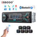Autoradio Single DIN Mit Bluetooth-Freisprecheinrnch Fernbedienung MP3 SD TF USB