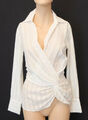 * Massimo Dutti Bluse Gr. 34 XS NEU Weiß