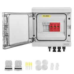 SOLAR ANSCHLUSSKASTEN ÜBERSPANNUNGSSCHUTZ DC 1- 2-STRINGS T2 Photovoltaik 0%MwSt