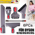 Zubehör Set Ersatz für Dyson V7 V8 V10 V11 V12 V15 mit Verlängerungs Schlauch