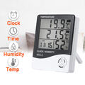 LCD Wetterstation Thermometer mit Außensensor Innen Außen Digital Thermometer 