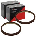 2X MAXGEAR ABS-SENSORRINGE HINTEN BEIDSEITIG PASSEND FÜR CITROËN BERLINGO C3 C4