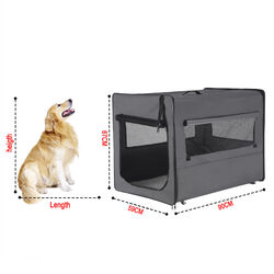 Faltbare Hundebox Transportbox Hundetasche Autobox Katzenbox Tragetasche Hunde