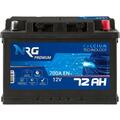 NRG Autobatterie 72Ah 12V 700A/EN Batterie ersetzt 68AH 70AH 74AH 75AH 77AH 80AH