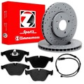 Zimmermann SPORT BREMSSCHEIBEN + BELÄGE VORNE passend für BMW X3 F25 + X4 F26
