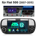 2+32G Android 13 Für Fiat 500 2007-2015 Carplay Autoradio GPS WIFI FM RDS BT 7 "