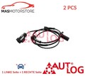 ABS SENSOR DREHZAHLFÜHLER PAAR AUTLOG AS4163 2PCS I FÜR VOLVO V70 II,S60 I