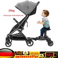 Universal Buggy Board Kiddyboard Mit Sitz Trittbrett Rollbrett Für Kinderwagen