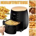 XXL Heißluftfritteuse 6L Fritteusen Friteuse Heißluft Air Fryer 2400W ohne Öl DE