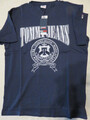 Schnäppchen: Orginal Tommy-Jeans HerrenT-Shirt Gr.M blau mit Brustprint, neu