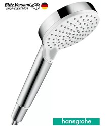 Hansgrohe Handbrause Duschkopf Crometta 2 Strahlarten Vario 100 mm weiss chrom
