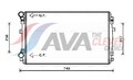 AVA QUALITY COOLING VNA2338 Kühler, Motorkühlung für AUDI CUPRA SEAT SKODA VW