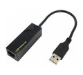 USB auf Ethernet Adapter (USB 2.0 auf Ethernet/RJ45) 10/100 Mbps Ethernet - Schwarz