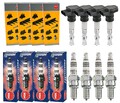 4x NGK Zündspule+4x Zündkerze Iridium IX für Fiat Punto 199_ 1.4 Multi Air Alfa