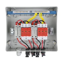 PV SOLAR ANSCHLUSSKASTEN PHOTOVOLTAIK ÜBERSPANNUNGSSCHUTZ AC DC 1-2 STRINGS CE