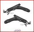 QUERLENKER SET+TRAGGELENKE VORNE LINKS+RECHTS VW GOLF III VENTO 1H