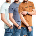Jack & Jones Herren T-Shirt Corp Tee kurzam O-Neck Print Logo Shirt Slim Fit NEU