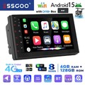 4G DAB+ Apple Carplay Autoradio Android14 7" 2 DIN GPS RDS WiFi AM 6+128G 8-Core