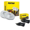 Textar Bremsscheiben + Bremsbeläge vorne für Opel Combo Corsa C Meriva Tigra