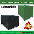 1000L IBC Container Abdeckung UV-Schutz Folienhaube Hülle Haube Regenwassertank