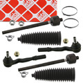 2x FEBI Spurstange + Kopf + Manschette für MERCEDES W211 S211 CLS C219 vorne