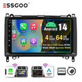 Für Benz A/B-Klasse W169 W245 W906 9 Zoll Carplay Autoradio 4+64G Android 14 GPS