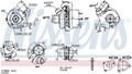NISSENS 93427 Lader, Aufladung für RENAULT