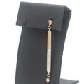 Brillant Platin Single Ohrhänger 950er 0,08 Ct Diamant Ohrring Creole Wert 750,-
