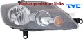 TYC 20-0846-05-2 Hauptscheinwerfer links Scheinwerfer Frontscheinwerfer für VW 