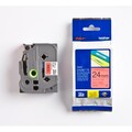 Brother TZE-451 DirectLabel schwarz auf rot Laminat 24mm x 8m für P-To